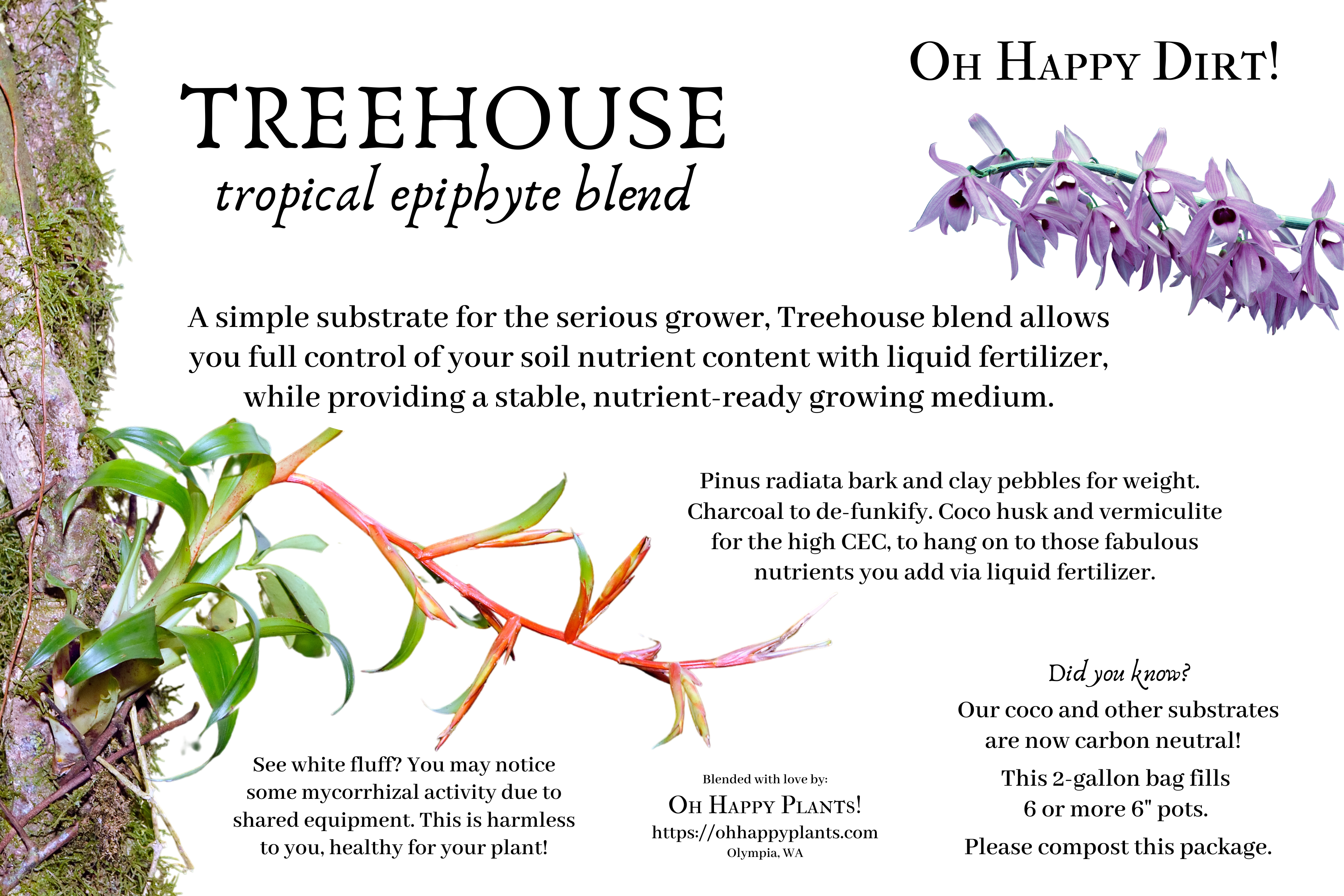epiphytic potting mix TREEHOUSE Tropical Epiphyte Blend – Oh Happy Plants!