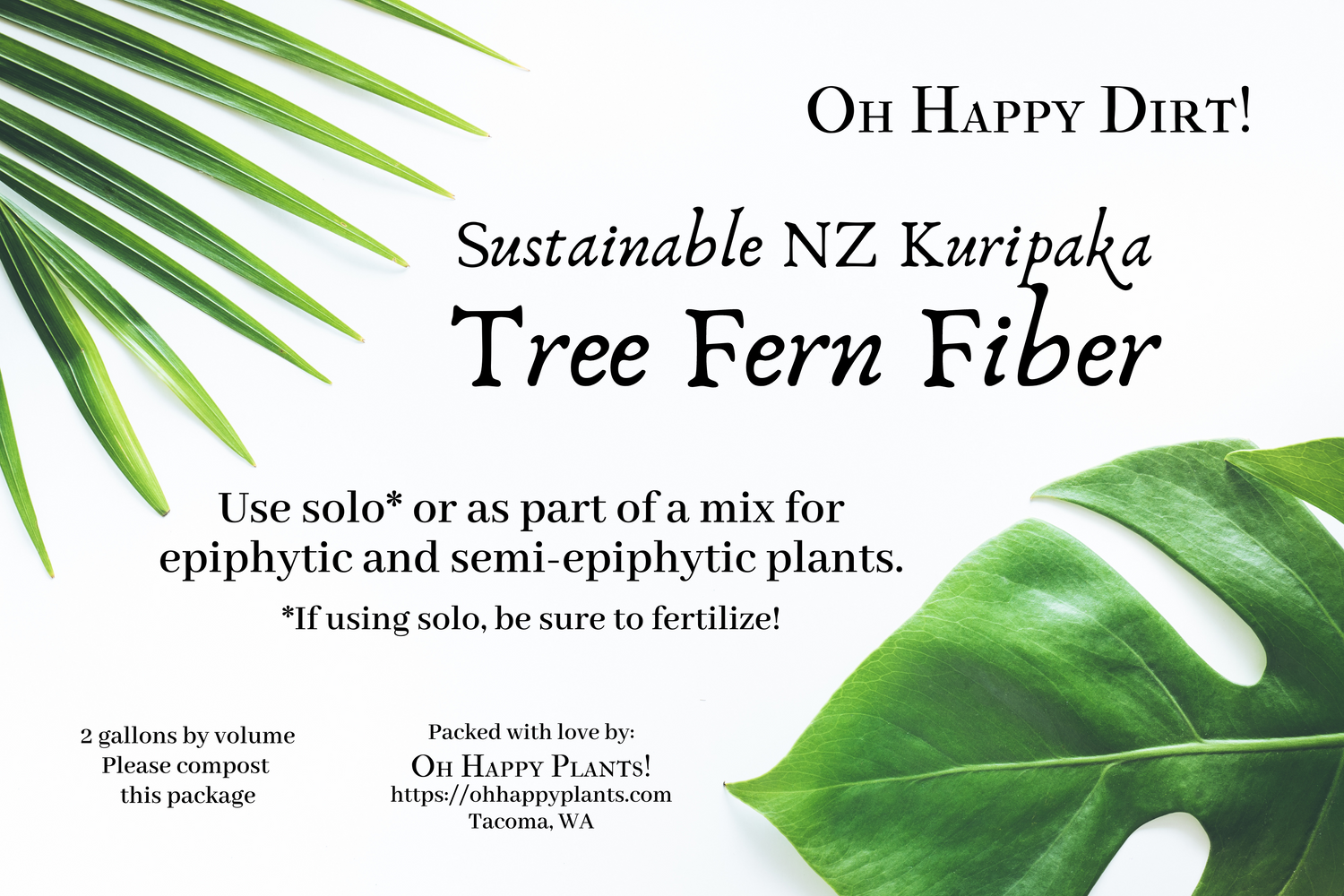 Tree Fern Fiber