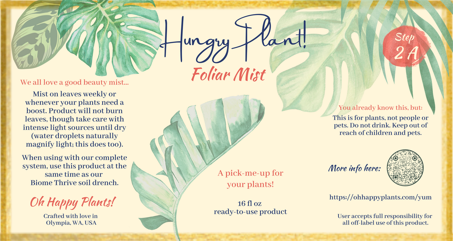 Hungry Plant Foliar Mist - Sale!