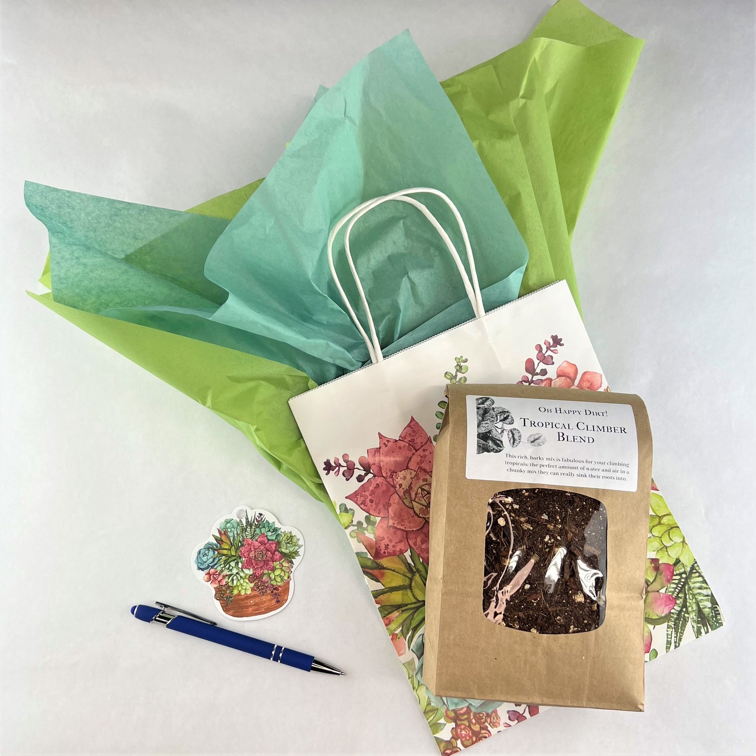 Succulent Gift Bags