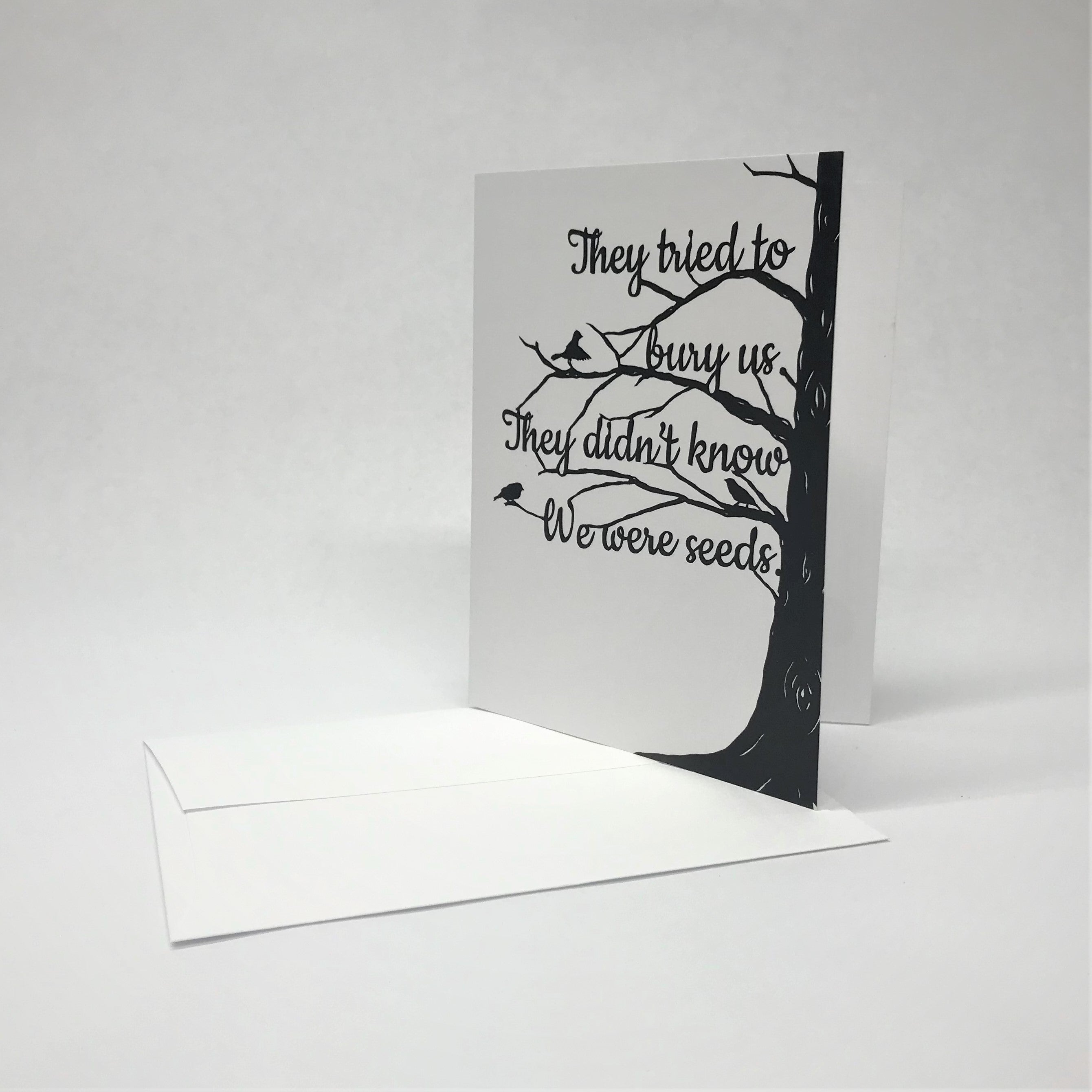 Printed Papercut Plant Greeting Cards